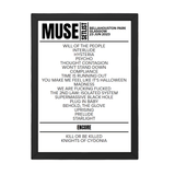 Muse Glasgow June 23, 2023 Replica Setlist - Setlist