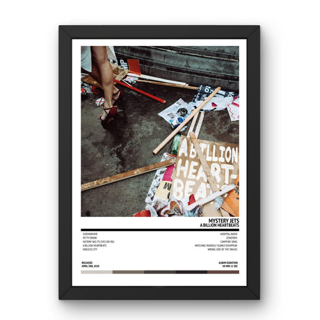 Mystery Jets - A Billion Heartbeats (2020) Poster - Setlist