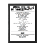 Nothing But Thieves Amsterdam February 24, 2024 Setlist Replica - Setlist