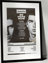 Oasis Be Here Now Metropolitan Rio de Janeiro 20th March 1998 - Setlist Tour Poster - Setlist