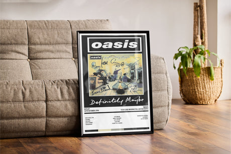 Oasis Definitely Maybe 9:30 Club Washington 26th October 1994 - Setlist Tour Poster - Setlist