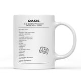 Oasis Dig Out Your Soul The Eden Project St Austell 14th July 2009 - Setlist Mug - Setlist