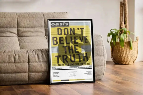 Oasis Don't Believe the Truth Hyundai Pavilion San Bernardino 17th September 2005 - Setlist Tour Poster - Setlist