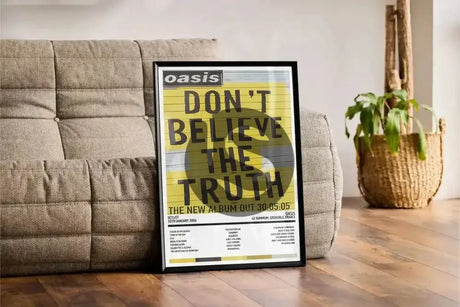 Oasis Don't Believe the Truth Le Summum Grenoble 30th January 2006 - Setlist Tour Poster - Setlist