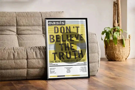 Oasis Don't Believe the Truth Le Zénith Paris 26th October 2005 - Setlist Tour Poster - Setlist