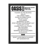 Oasis Setlist 11-12-2002-Brighton - Setlist