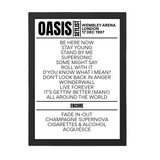 Oasis Setlist 17-12-1997-London - Setlist