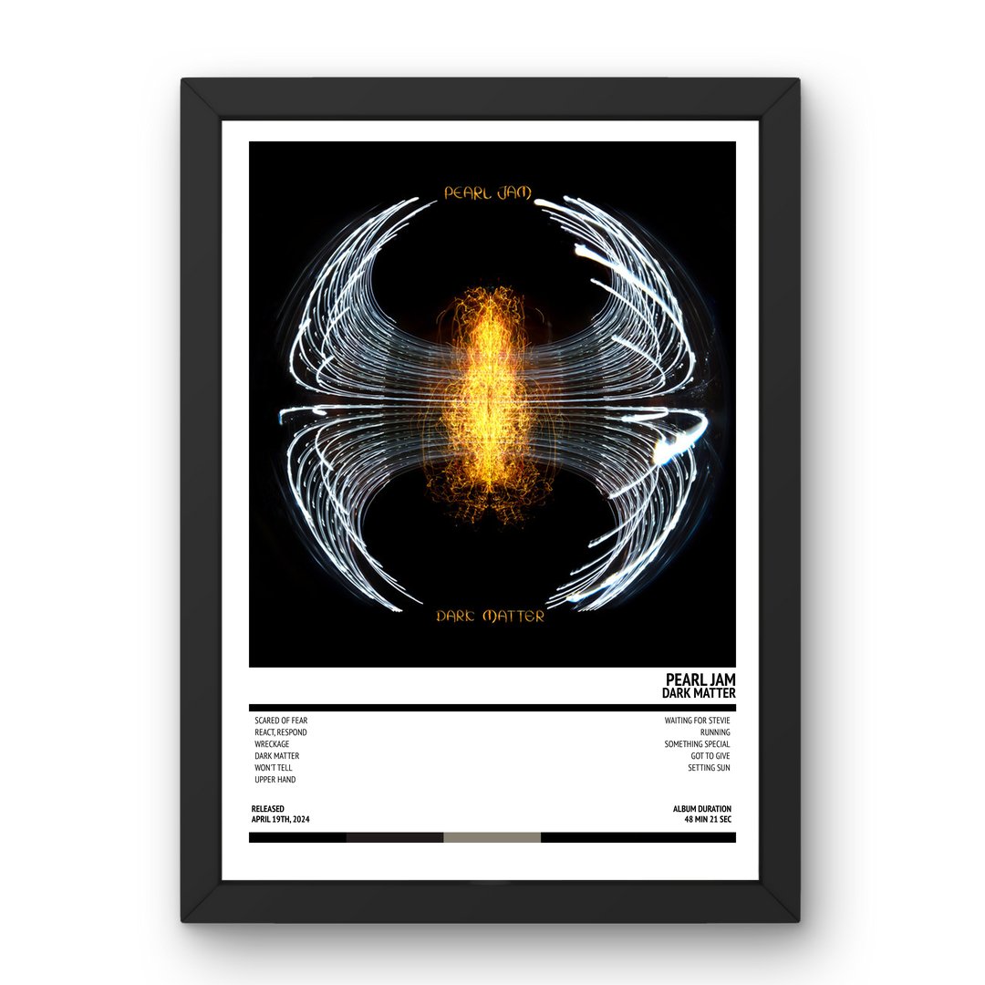 Pearl Jam - Dark Matter (2024) Poster - Setlist