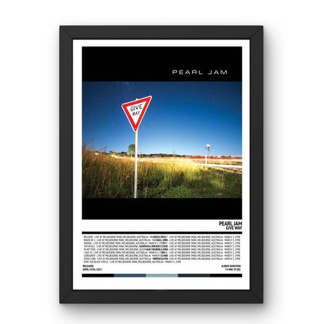 Pearl Jam - Give Way (2023) Poster - Setlist