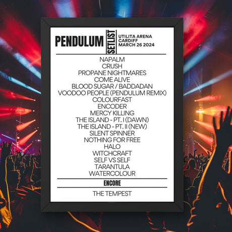 Pendulum Cardiff March 26 2024 Setlist - Setlist