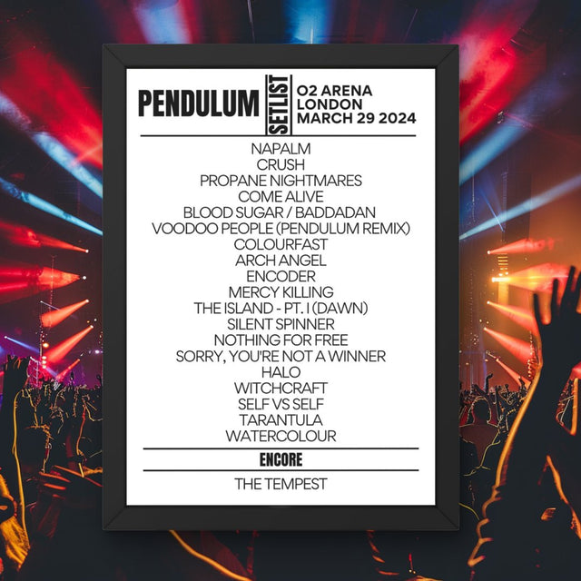 Pendulum London March 29 2024 Setlist - Setlist