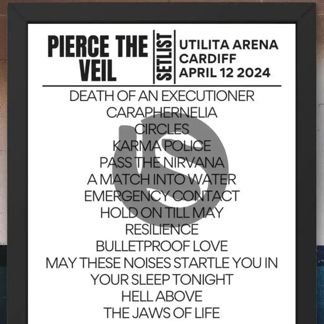 Pierce The Veil Cardiff April 12 2024 Setlist - Setlist