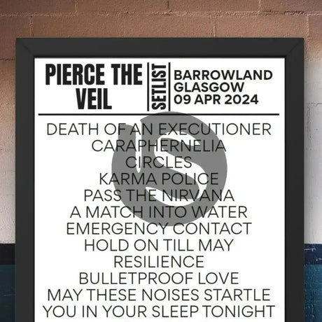 Pierce The Veil Glasgow April 9 2024 Setlist - Setlist