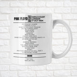 Pink Floyd London October 17, 1994 Replica Setlist Mug - Setlist