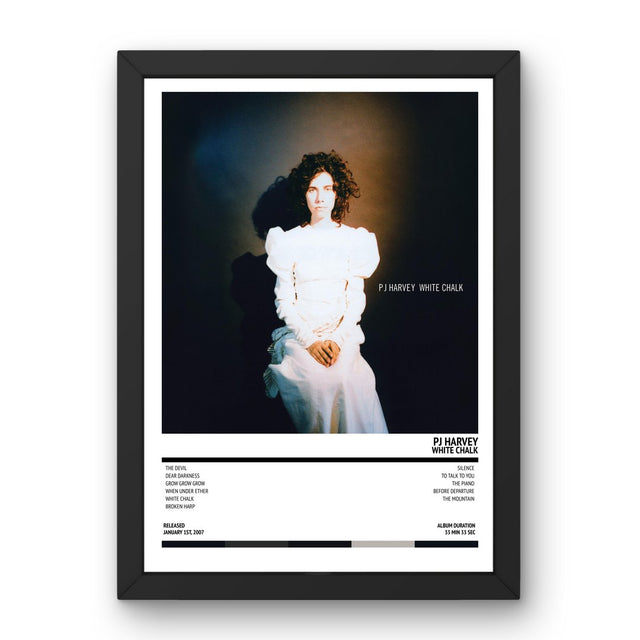 PJ Harvey - White Chalk (2007) Poster - Setlist