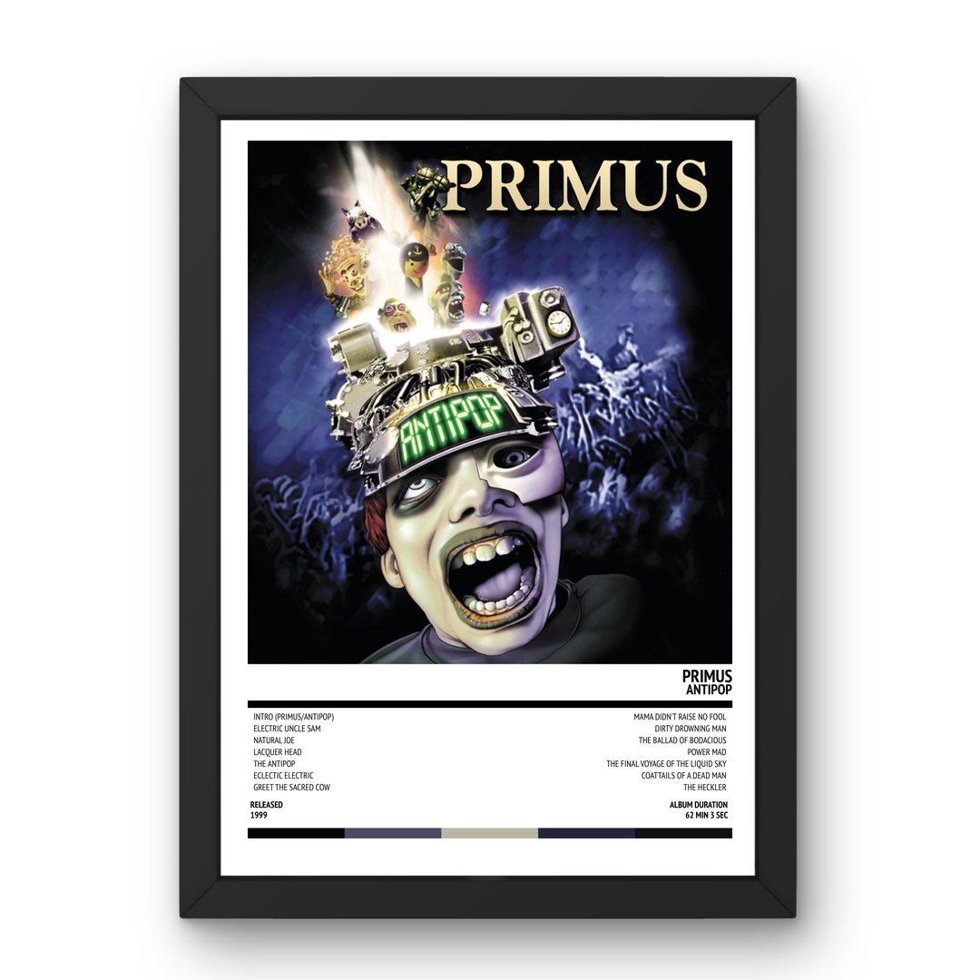 Primus - Antipop (1999) Poster - Setlist