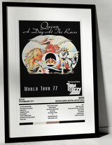 Queen A Day At the Races Boston Garden Boston 9th February 1977 - Setlist Tour Poster - Setlist