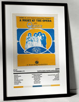 Queen A Night At the Opera Taunton Odeon Taunton 21st November 1975 - Setlist Tour Poster - Setlist