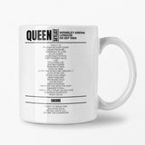 Queen Wembley Arena London 08 September 1984 Setlist Mug - Setlist