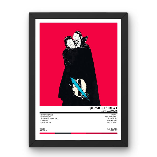 Queens of the Stone Age - ...Like Clockwork (2013) Poster - Setlist