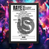 RAYE London March 15 2024 Setlist - Setlist