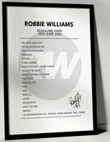 Robbie Williams 18th June 2023 Seaclose Park Newport I Was There - Setlist