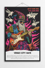 Setlist x Tour Poster - Any Custom Setlist - Wizard of the Riff - Setlist