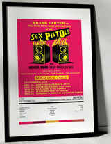 Sex Pistols O2 Forum Kentish Town London 26th September 2024 - Setlist Tour Poster - Setlist