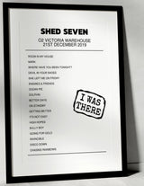 Shed Seven 21st December 2019 O2 Victoria Warehouse Manchester I Was There - Setlist