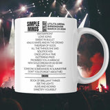 Simple Minds Birmingham March 23 2024 Setlist Mug - Setlist