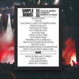 Simple Minds Cardiff March 27 2024 Setlist - Setlist