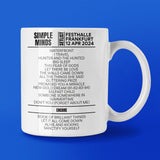 Simple Minds Frankfurt April 12, 2024 Replica Setlist Mug - Setlist