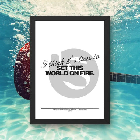 Slash ft. Myles Kennedy and The Conspirators World On Fire Lyrics - Setlist