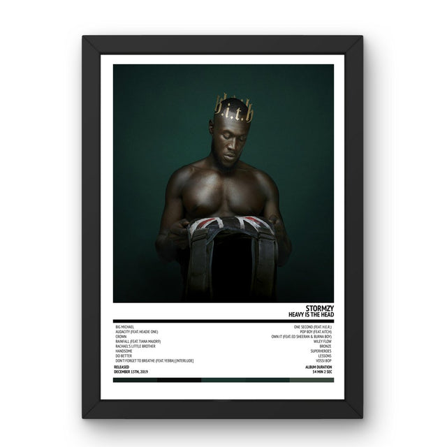 Stormzy - Heavy Is The Head (2019) Poster - Setlist