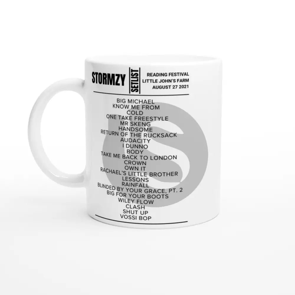 Stormzy Reading Festival 2021 Setlist Mug - Setlist