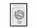 Taylor Swift Liverpool June 13 2024 Setlist Poster - Setlist