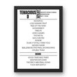 Tenacious D Birmingham May 7 2024 Replica Setlist - Setlist