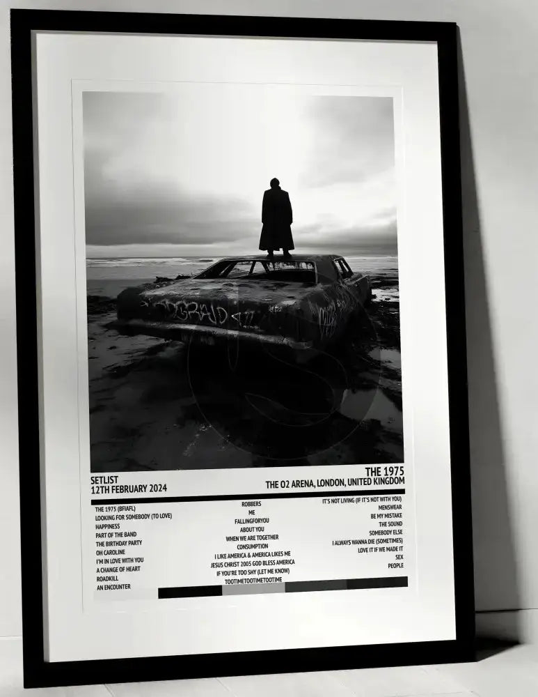 The 1975 Still… At Their Very Best The O2 Arena London 12th February 2024 - Setlist Tour Poster - Setlist