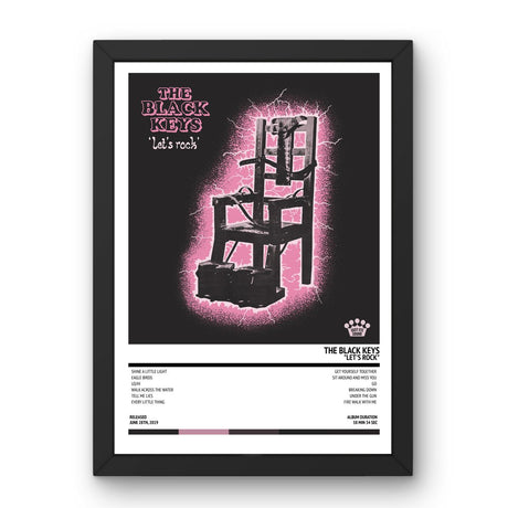 The Black Keys - "Let's Rock" (2019) Poster - Setlist