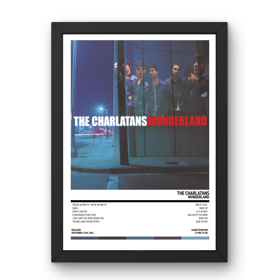 The Charlatans - Wonderland (2001) Poster - Setlist