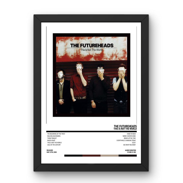 The Futureheads - This Is Not the World (2008) Poster - Setlist