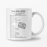 The Killers Manchester June 21 2024 Setlist Mug - Setlist