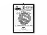 The Killers Reading Festival 2023 Replica Setlist - Setlist