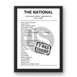 The National July 04, 2024 Castlefield Bowl Manchester Setlist Poster - Setlist