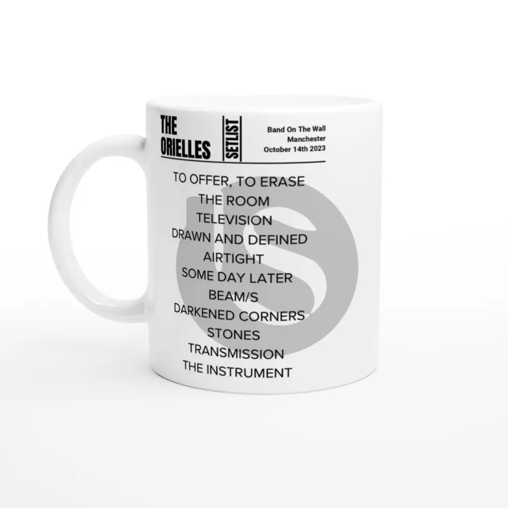 The Orielles Manchester October 20023 Setlist Mug - Setlist