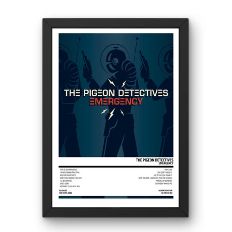 The Pigeon Detectives - Emergency (2008) Poster - Setlist