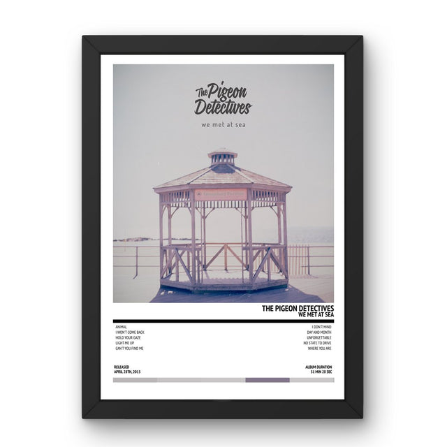 The Pigeon Detectives - We Met at Sea (2013) Poster - Setlist