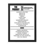 The Prodigy Download Festival 2009 Replica Setlist - Setlist