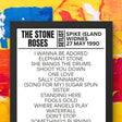 The Stone Roses Widnes May 1990 Replica Setlist - Setlist