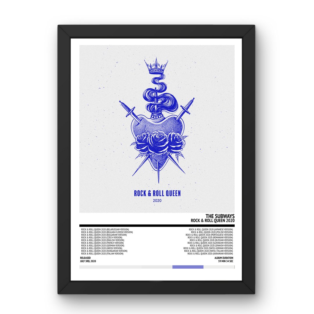 The Subways - Rock & Roll Queen 2020 (2020) Poster - Setlist